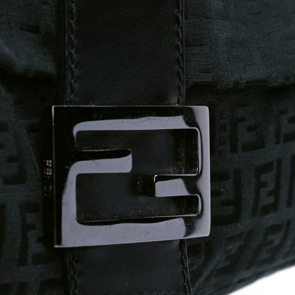 Fendi Zucchino Baguette Black 6 of 6