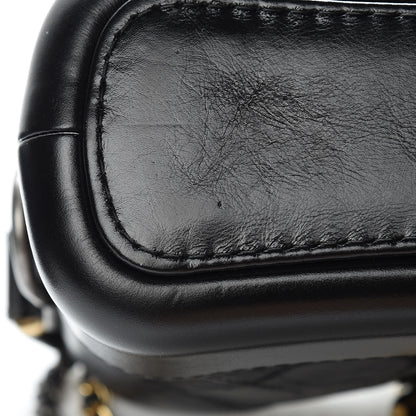 Chanel Aged Calfskin Quilted Small Gabrielle Hobo Black 11 of 11