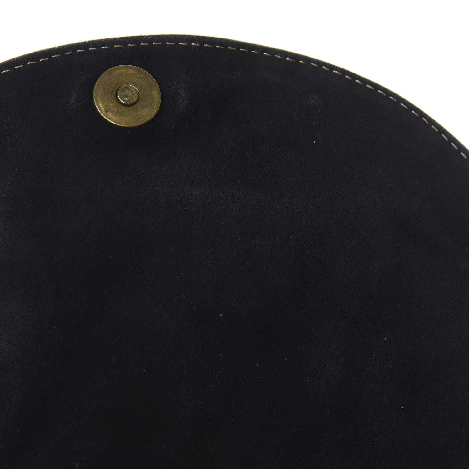 Christian Dior Calfskin Baudrier Saddle Bag Black 9 of 11