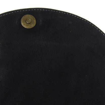 Christian Dior Calfskin Baudrier Saddle Bag Black 9 of 11