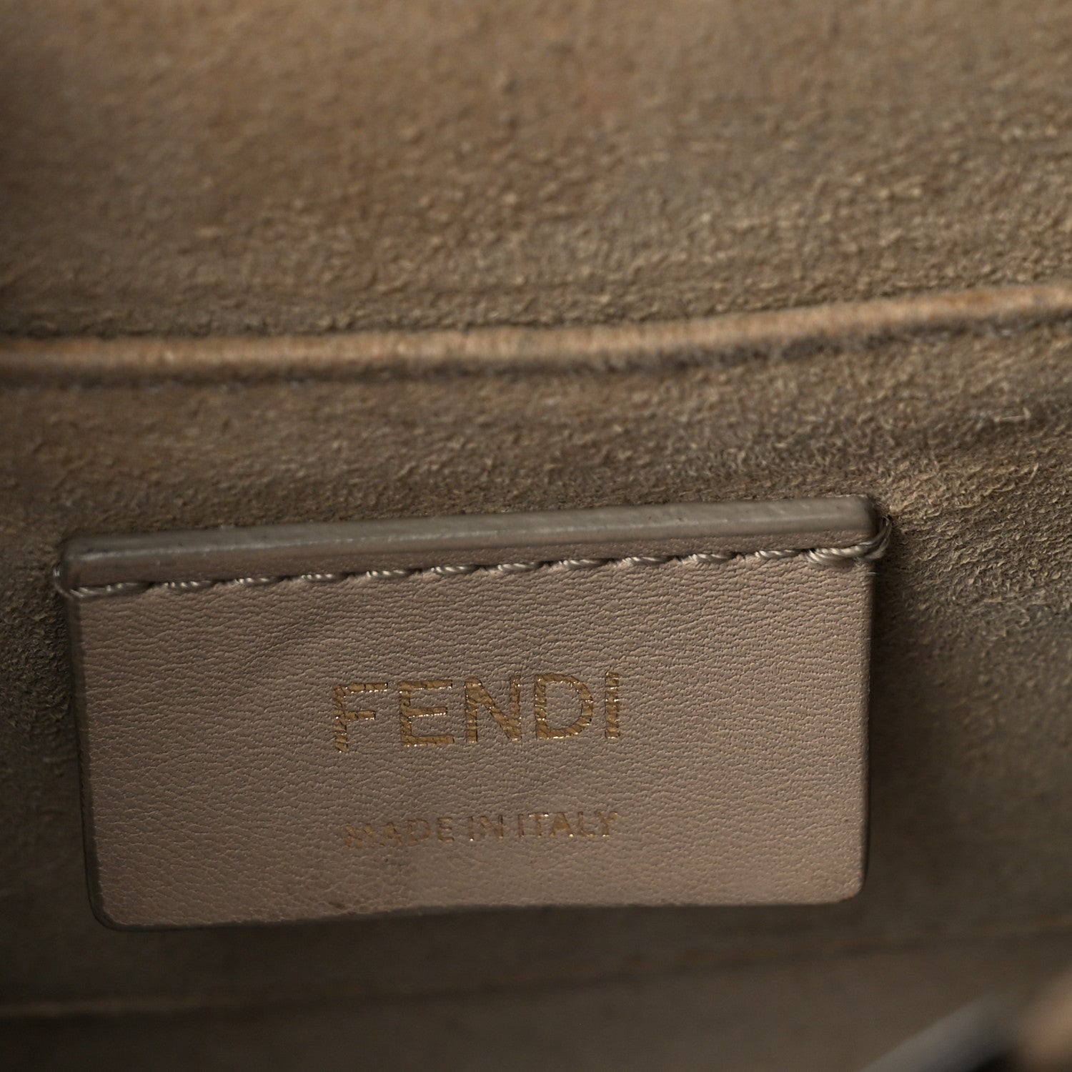 Fendi X FILA Vitello Liberty Mania Bi-Color FF 1974 Embossed Small Kan I Shoulder Bag Black Confetto Multicolor 6 of 10
