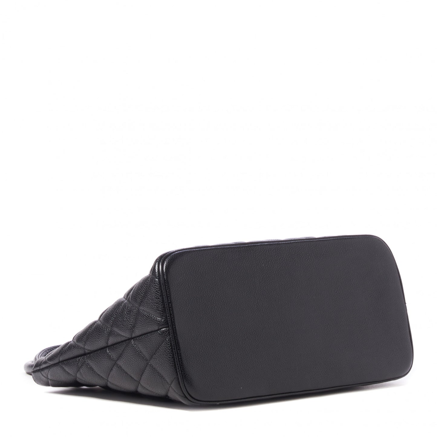 Caviar Quilted Medallion Tote Black