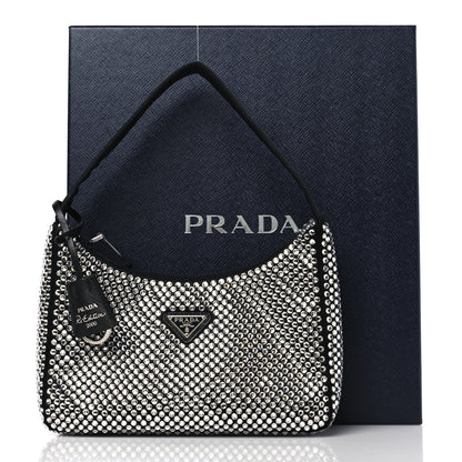 Prada Satin Crystal Mini Re-Edition 2000 Bag Cristal 9 of 9