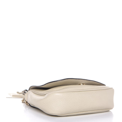Gucci Pebbled Calfskin Small Soho Flap Crossbody Off White 4 of 7