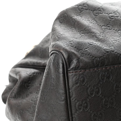 Gucci Guccissima Vitello Tender Large Sukey Tote Testa di Moro 8 of 14