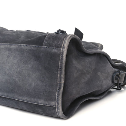 Balenciaga Waxed Suede Calfskin Classic Hardware Medium Le City Storm Grey 10 of 10