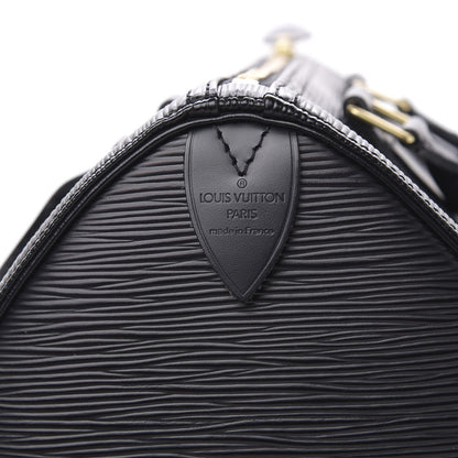 Louis Vuitton Epi Speedy 25 Black 7 of 10