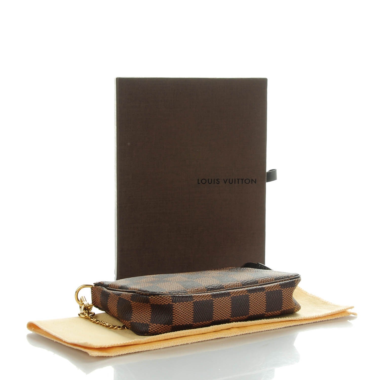 Louis Vuitton Damier Ebene Mini Pochette Accessories 4 of 7