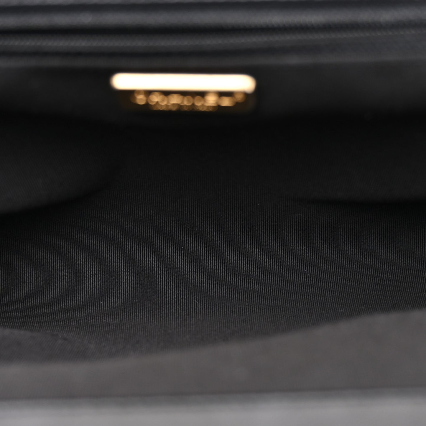 Lambskin Quilted Ruffled Romance Clutch Black