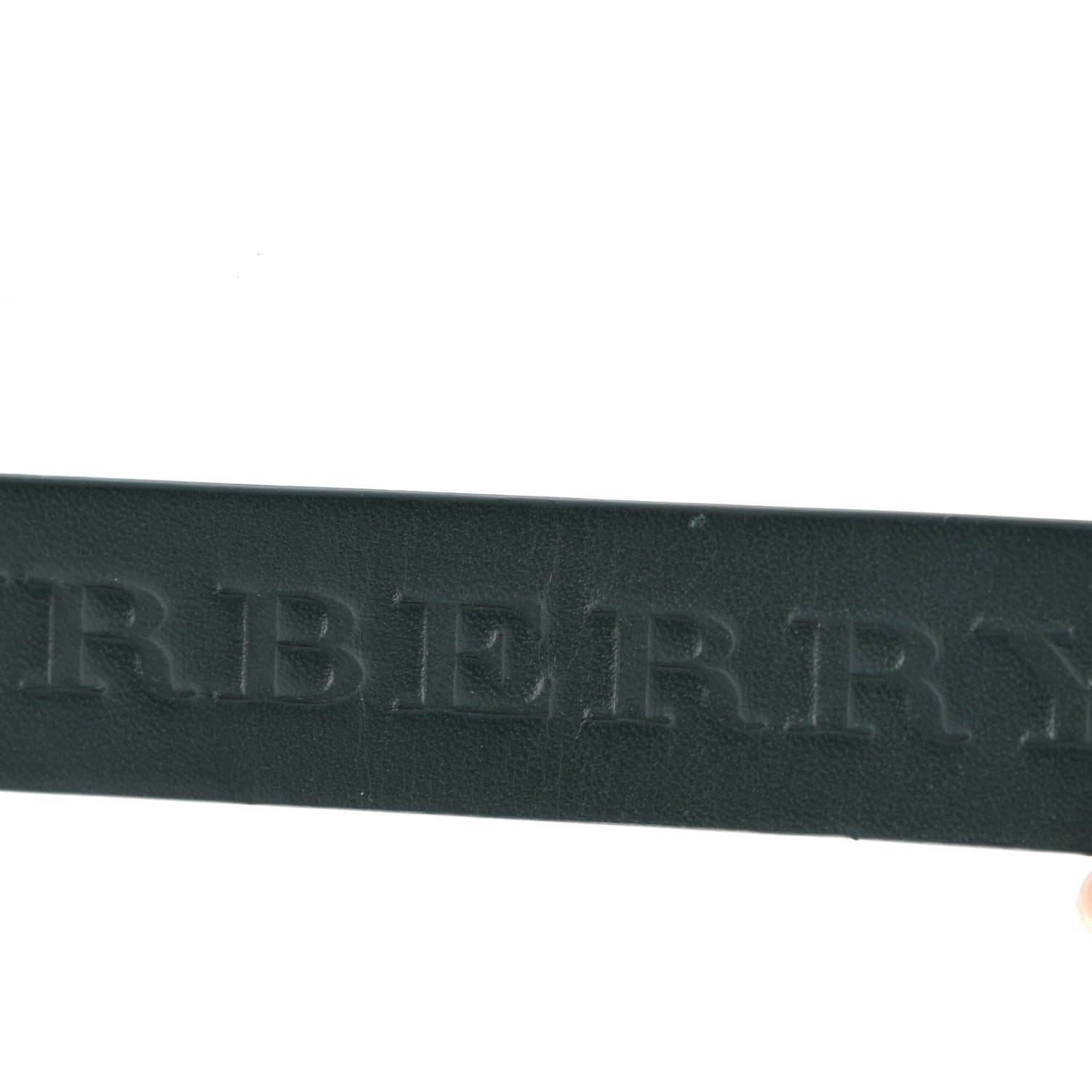 Burberry Grainy Calfskin Zip Pouch Clutch Dark Cyan 6 of 11