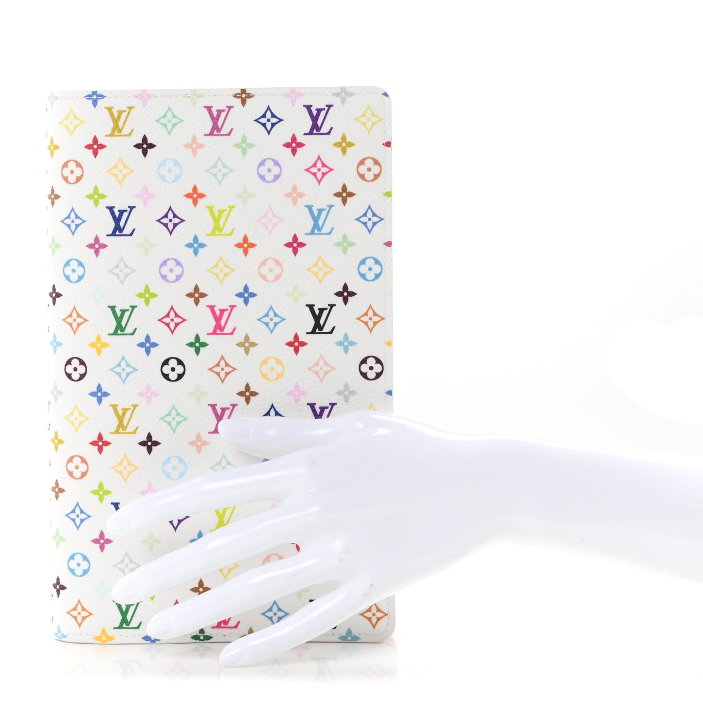 LV X TM Monogram Multicolor Emily Notebook Cover MM White