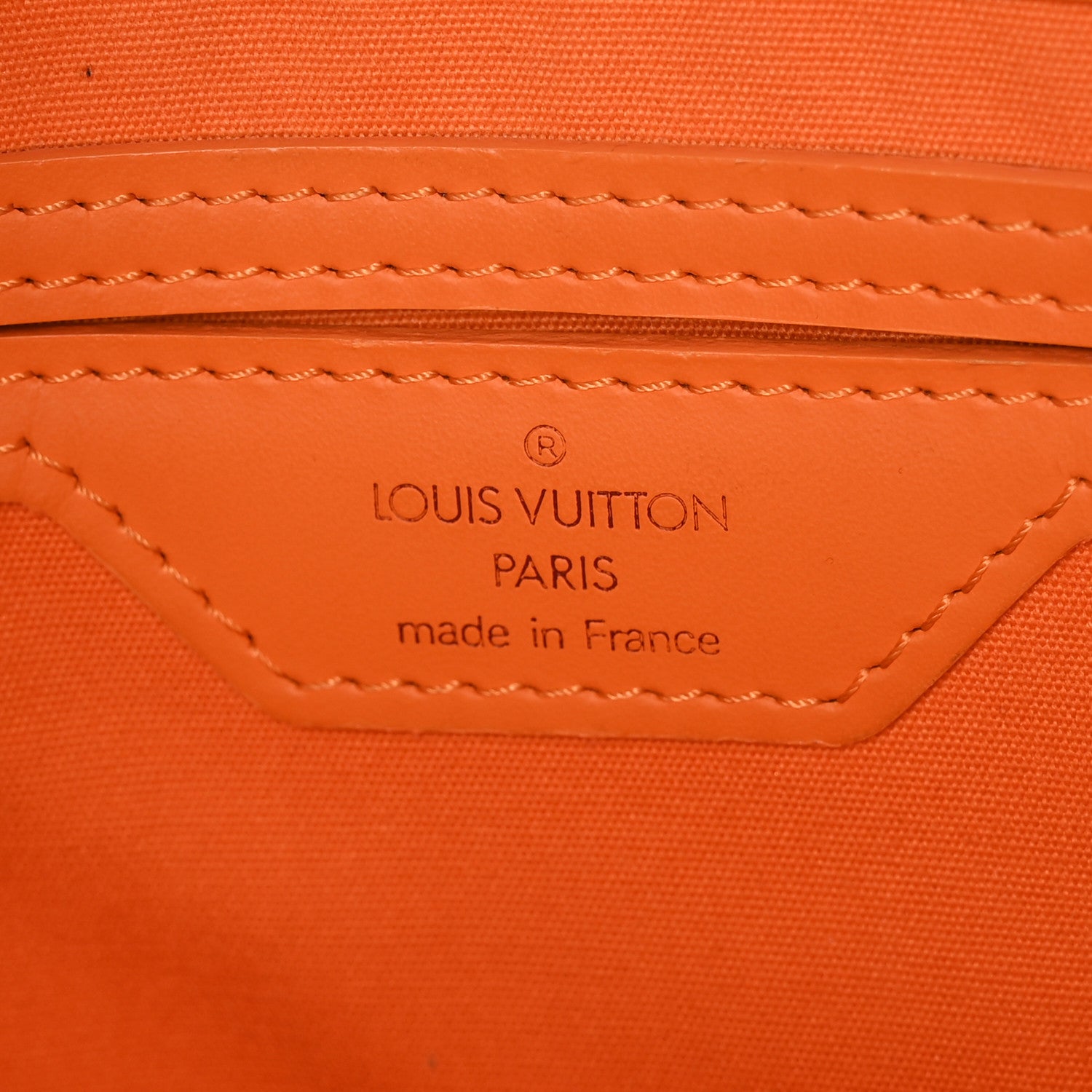 Louis Vuitton Epi Sac Plat PM Mandarin 6 of 8