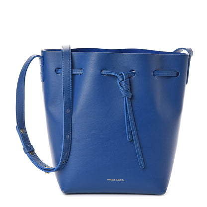Mansur Gavriel Calfskin Mini Bucket Bag Royal 1 of 8