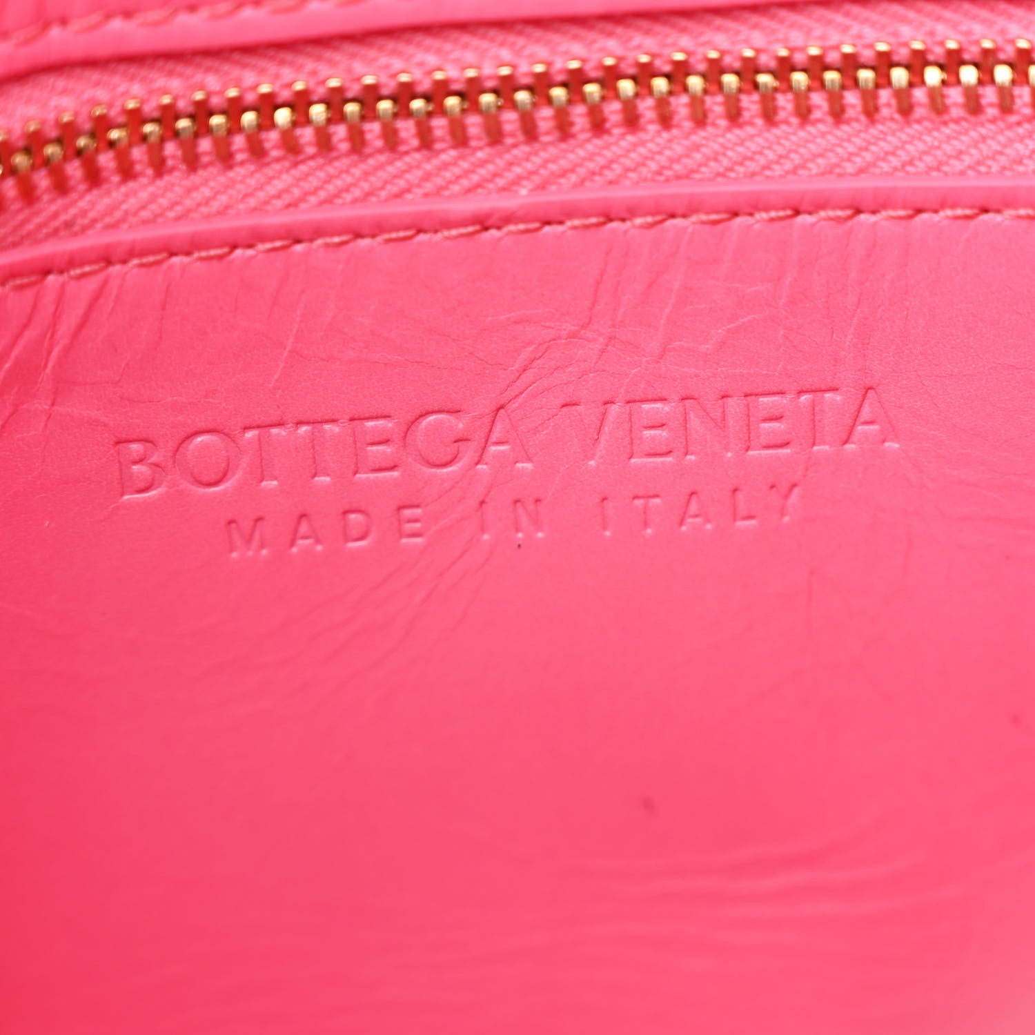 Bottega Veneta Calfskin Intreccio Plisse Cassette Crossbody Bag Pink 6 of 12