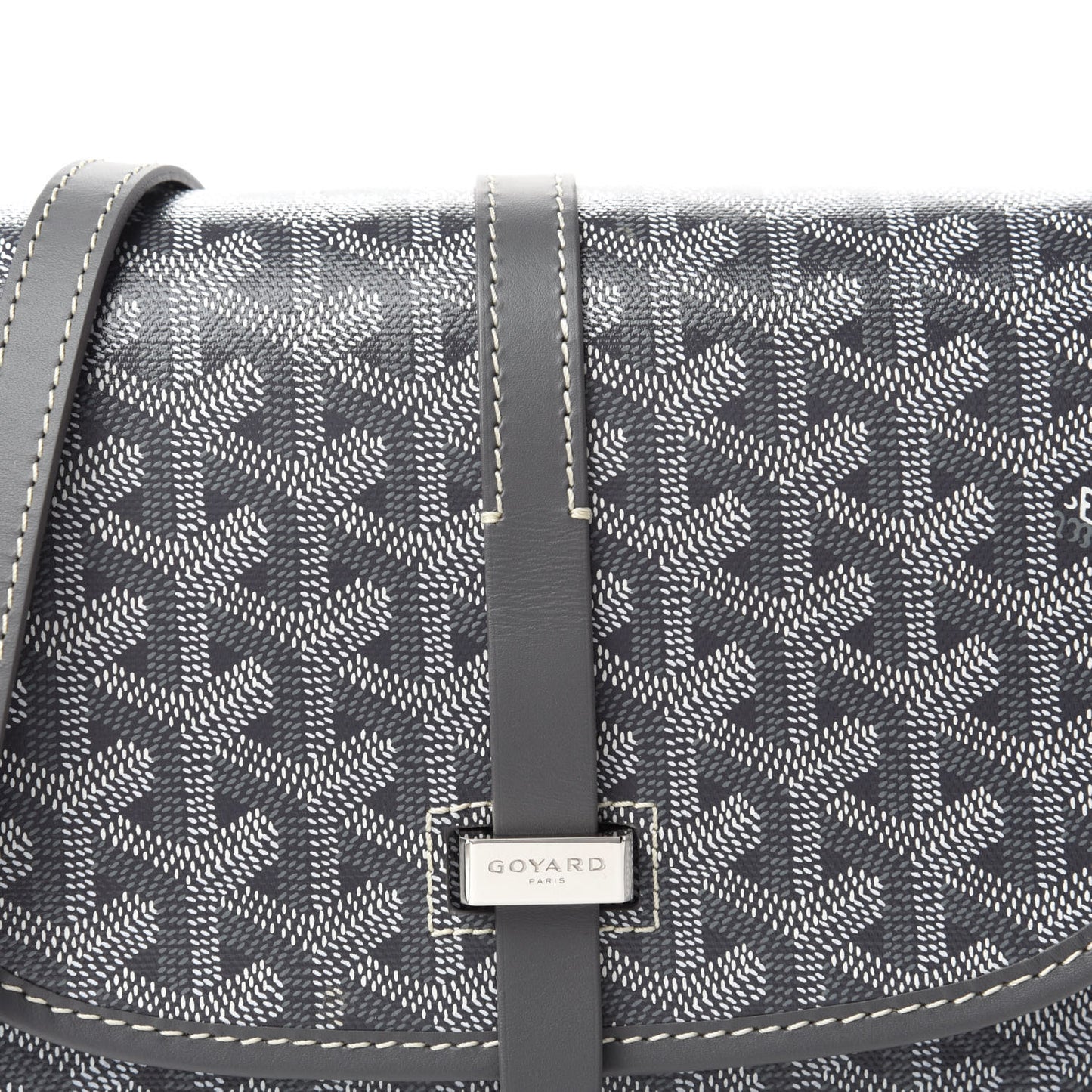 Goyardine Belvedere II PM Messenger Bag Gray