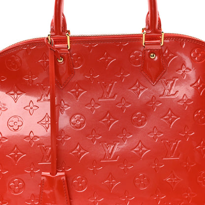 Louis Vuitton Vernis Alma GM Orange Sunset 7 of 10