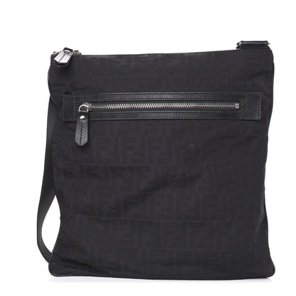 Fendi Zucca Messenger Bag Black 1 of 9