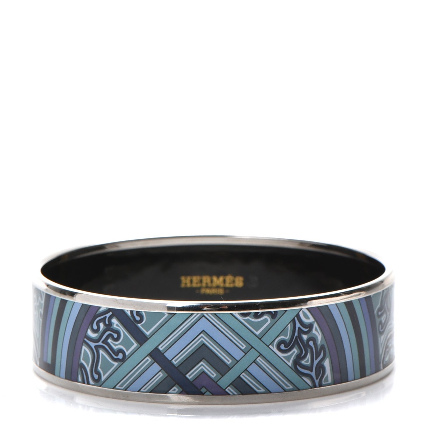 Enamel Printed Wide Larbe Du Vent Bracelet 65 Encres