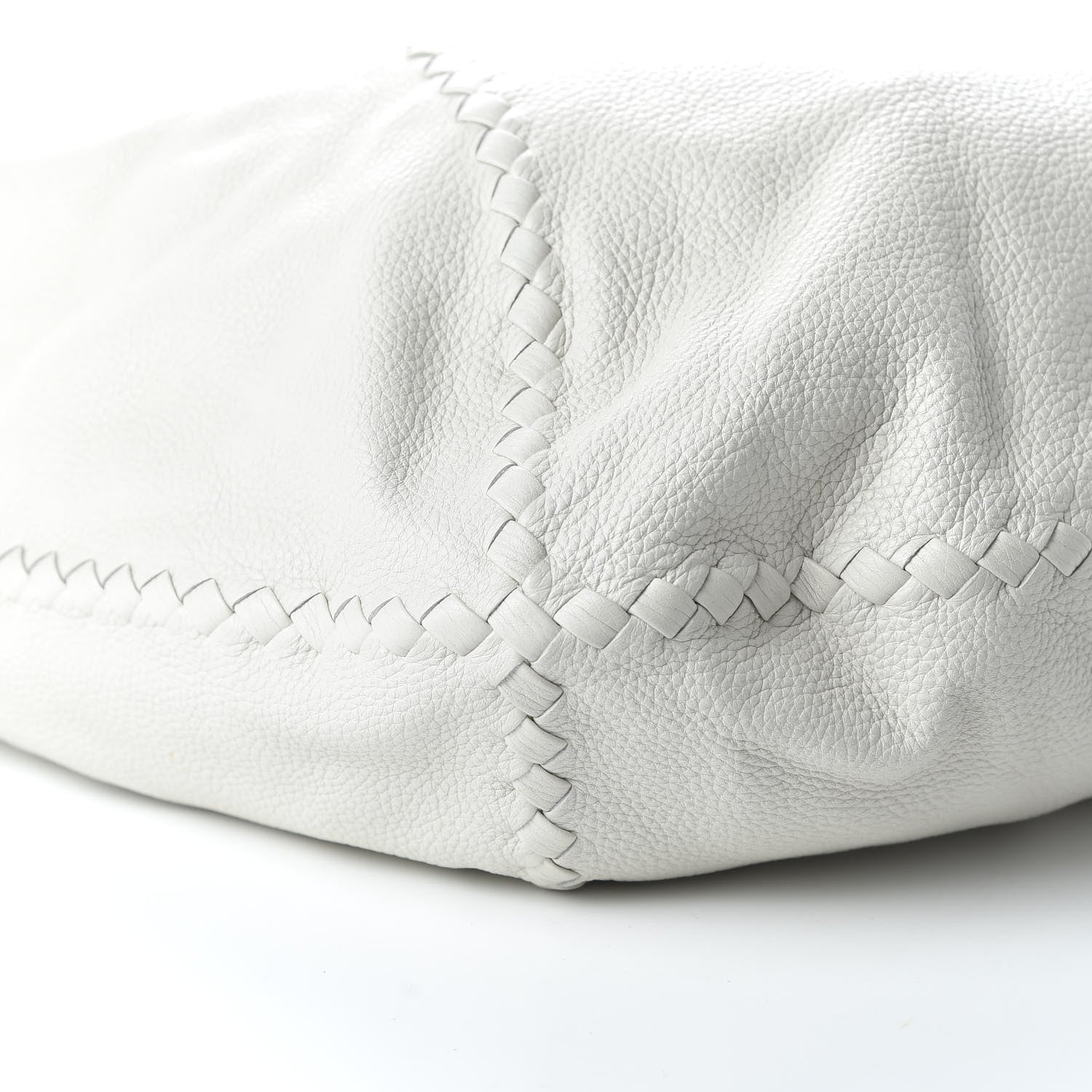 Bottega Veneta Cervo Deerskin Large Hobo White 6 of 9