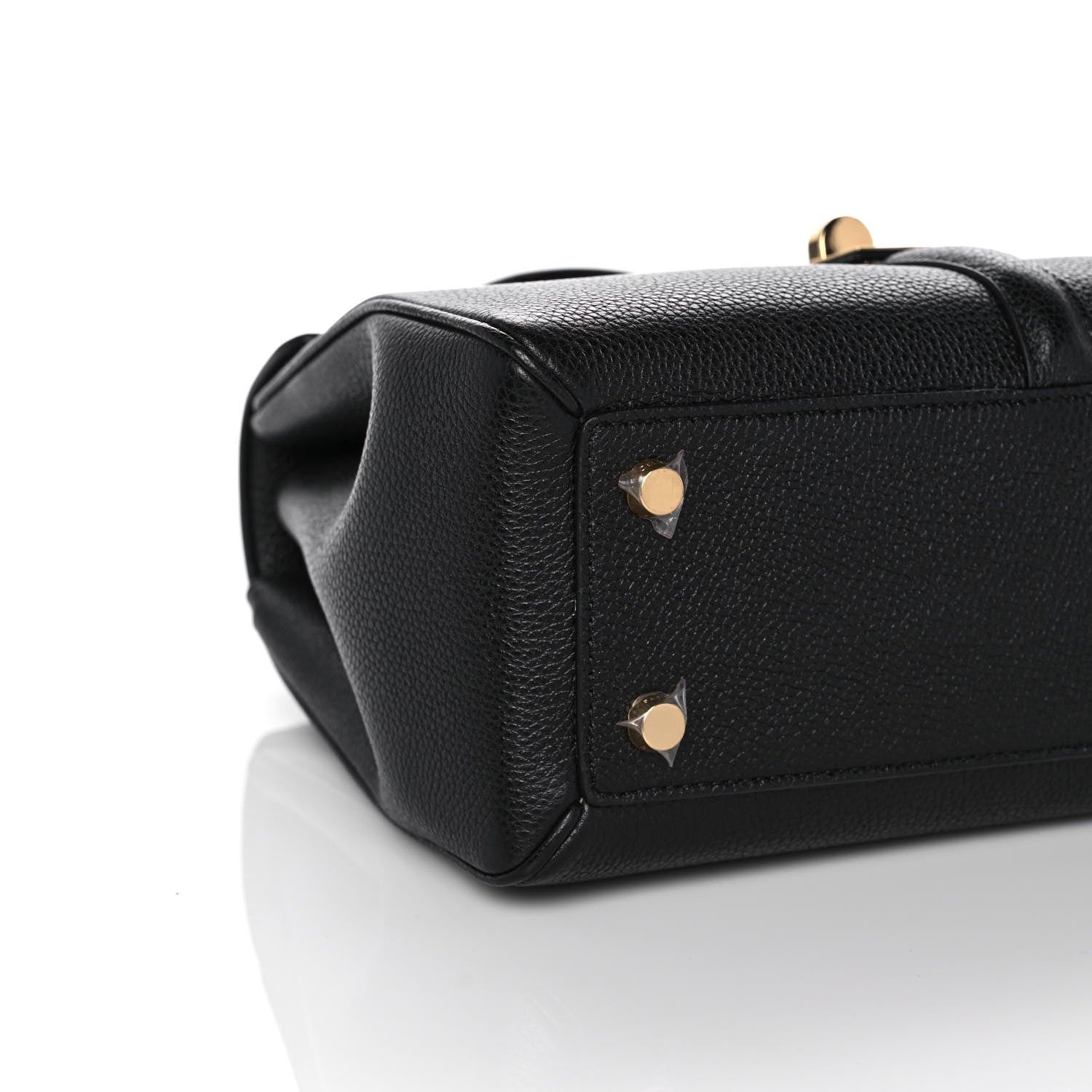 Celine Grained Calfskin Small 16 Top Handle Bag Black 10 of 11