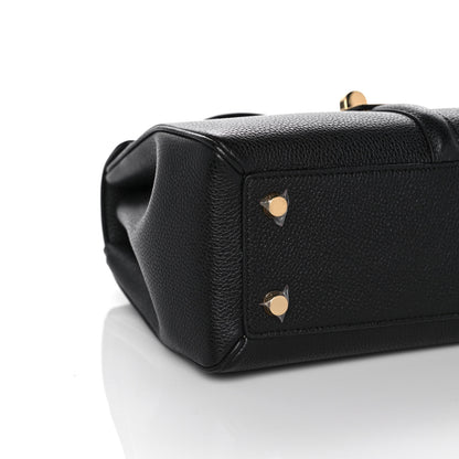 Celine Grained Calfskin Small 16 Top Handle Bag Black 10 of 11