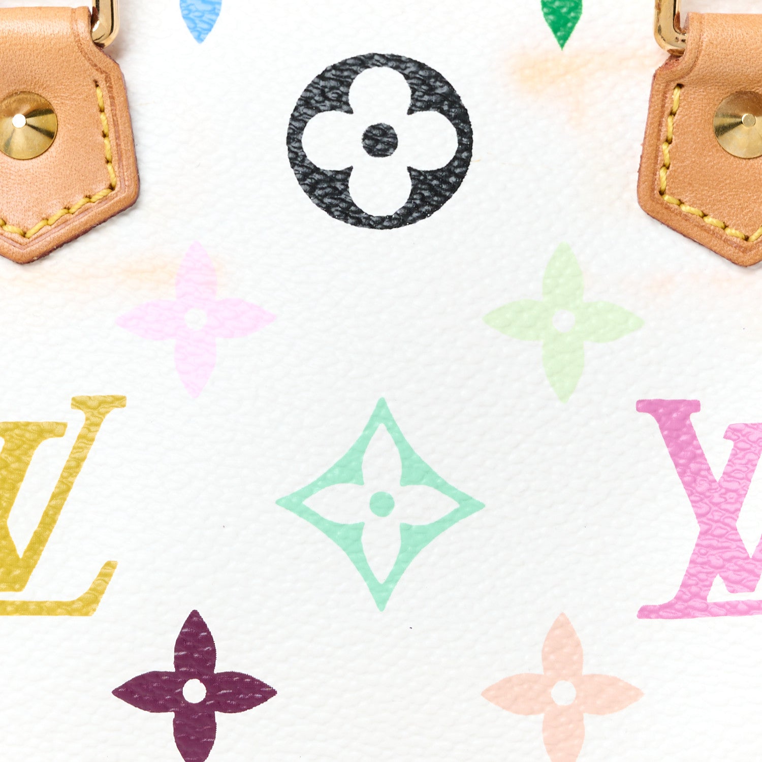 Louis Vuitton Monogram Multicolor Mini Sac HL Speedy White 7 of 9