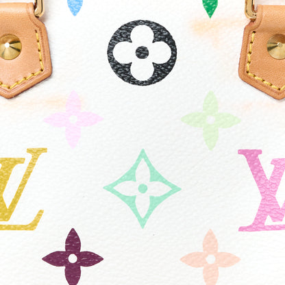 Louis Vuitton Monogram Multicolor Mini Sac HL Speedy White 7 of 9