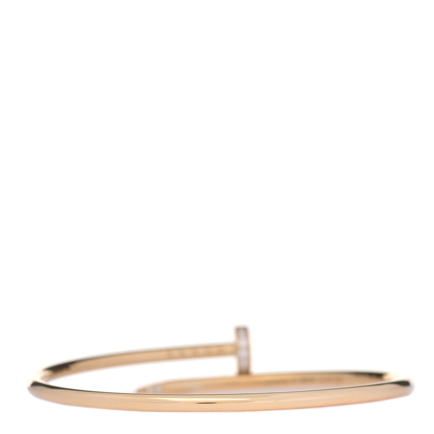 18K Yellow Gold Diamond Small Juste Un Clou Bracelet 15