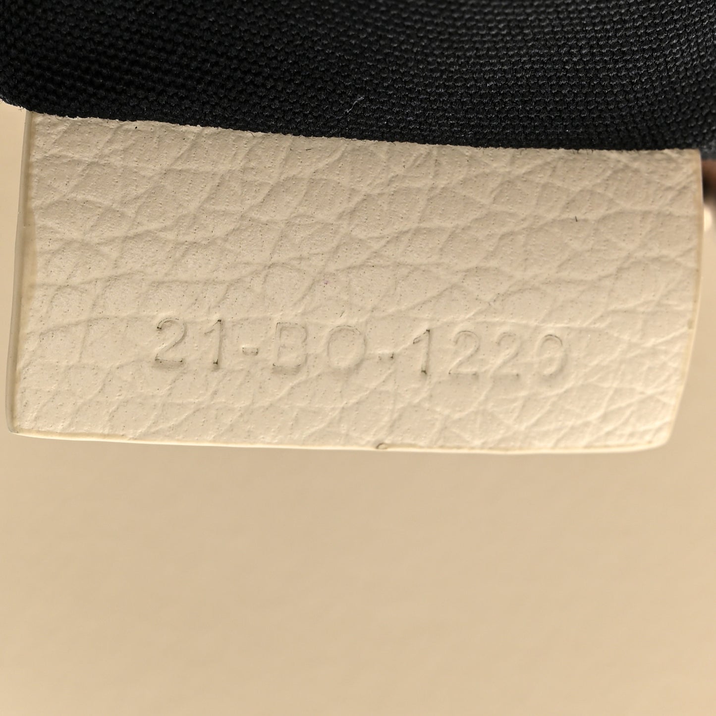 Grained Calfskin Mens Mini Saddle Bag Latte