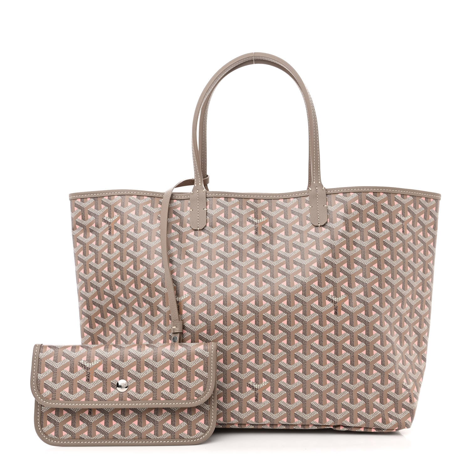 Goyard Goyardine Saint Louis Claire Voie PM Grege Powder Pink 1 of 11
