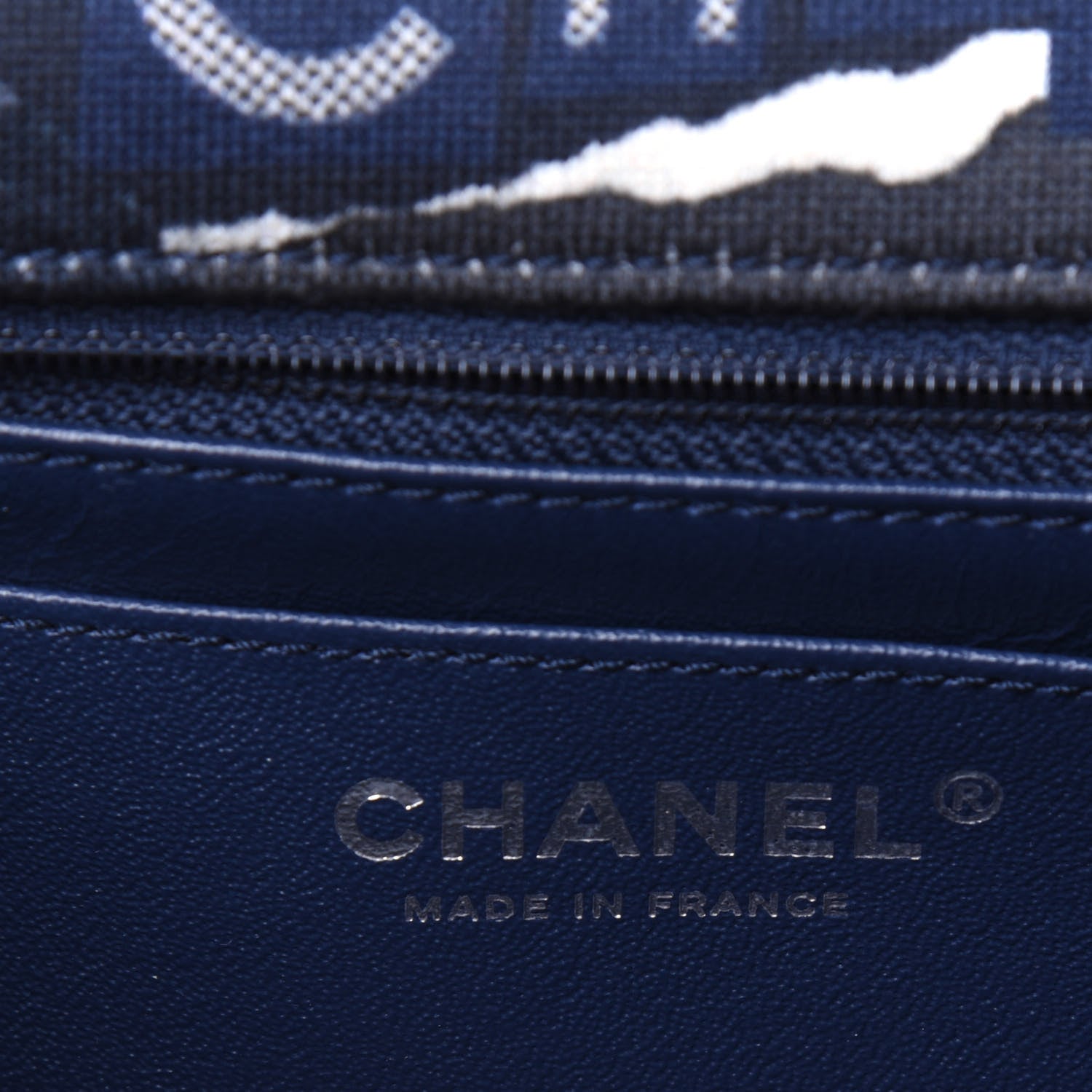 Chanel Jersey Quilted Camellia 2.55 Reissue Mini Flap Black White 6 of 15