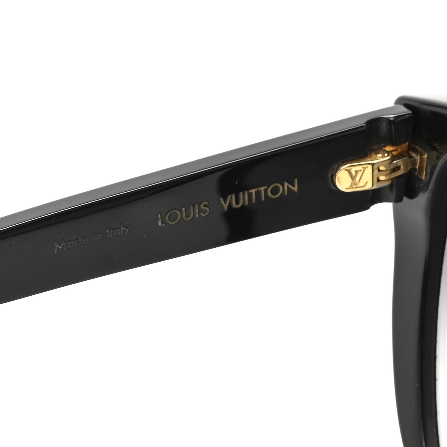 Louis Vuitton Acetate Velvet Sunglasses Z1293W Black 5 of 9