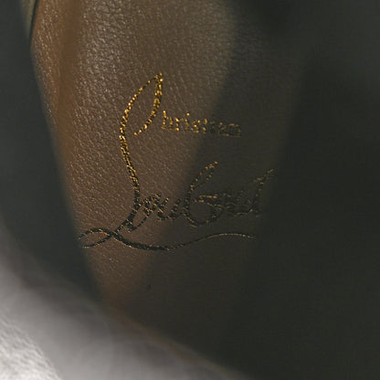 Christian Louboutin Veau Velours Stretch Gena 85 Bootie 40 Silver 8 of 10