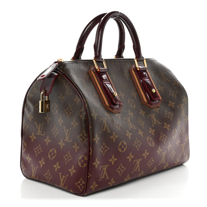 Louis Vuitton Monogram Mirage Speedy 30 Bordeaux 3 of 9