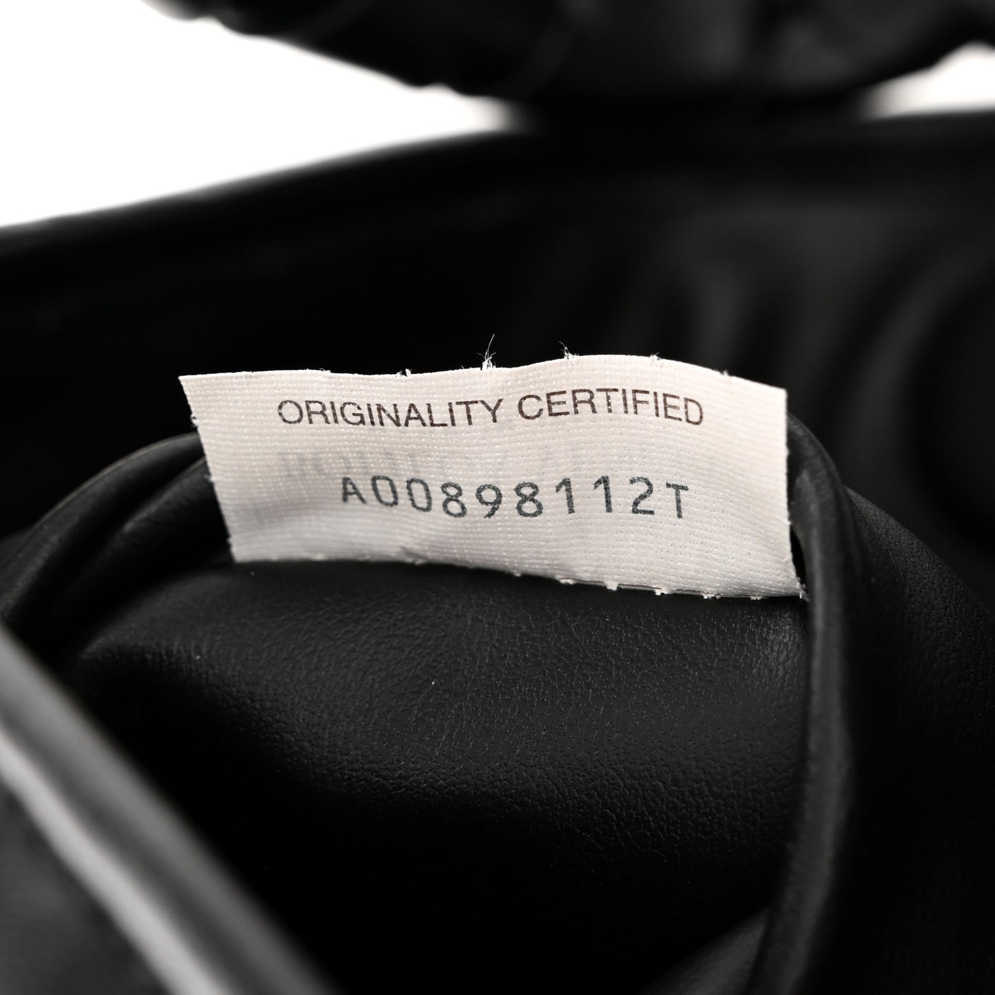 Calfskin Intrecciato Small Hop Black