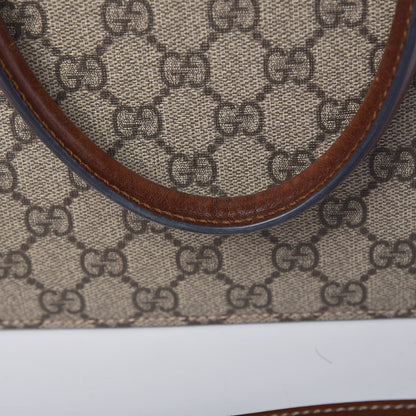 Gucci GG Supreme Monogram Small Top Handle Bag Beige Tuscany 16 of 18