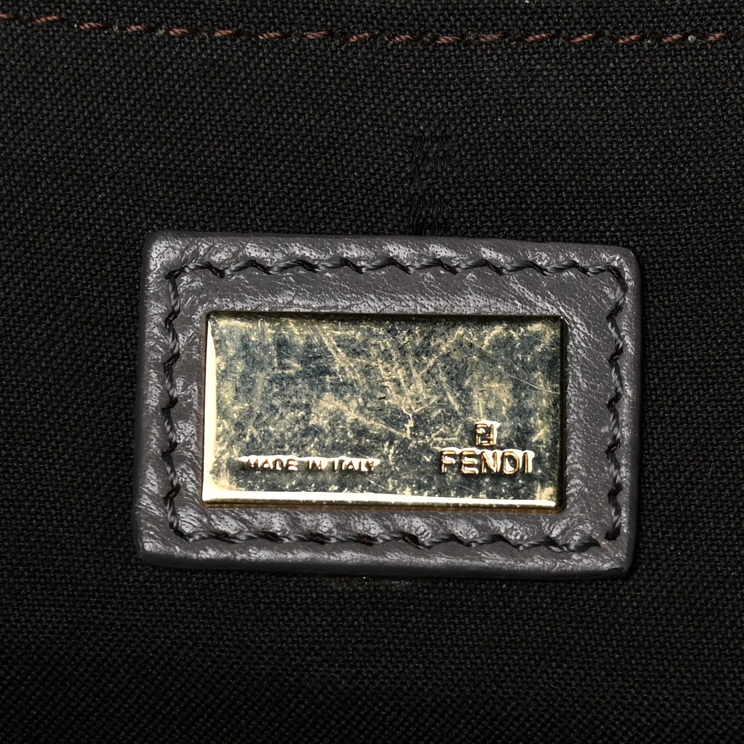 Fendi Vitello Acqua Large Twins Tote Grigio Scuro 6 of 24