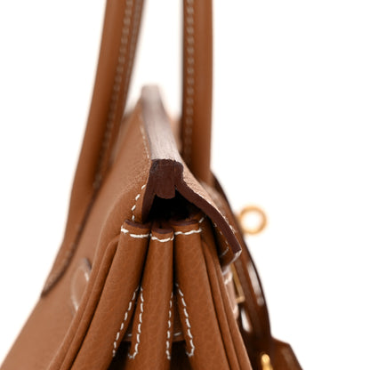 Hermes Togo Birkin 25 Gold 13 of 14