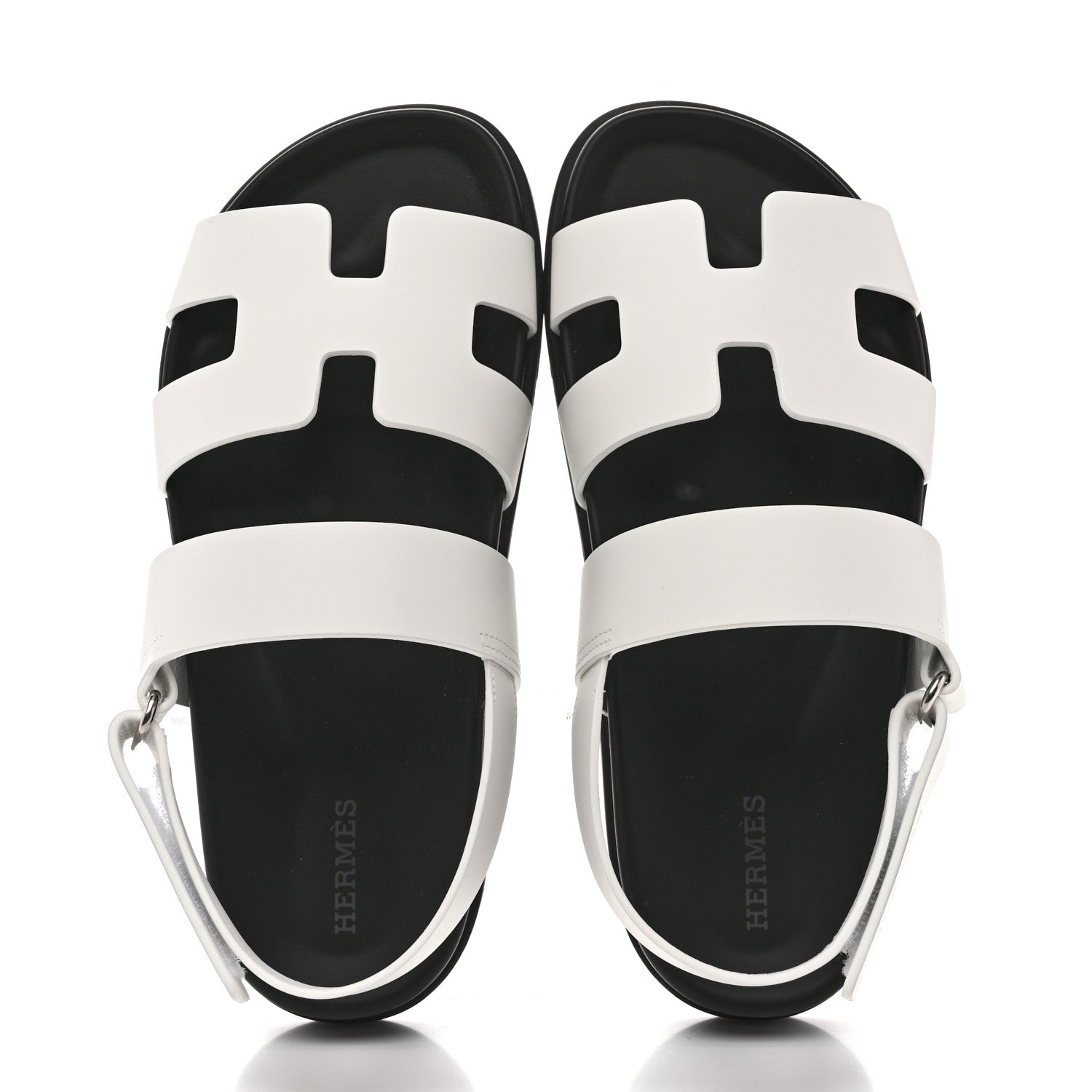 Hermēs ホワイトカットアウトデザインサンダル 37 Hermes Calfskin Womens Genius Sandals 37 White 1831610 – FASHIONPHILE