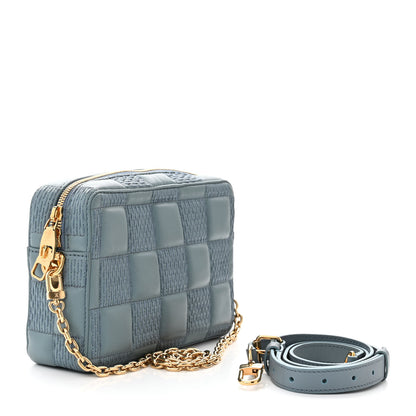 Louis Vuitton Lambskin Damier Quilt Troca PM Glacier 3 of 9