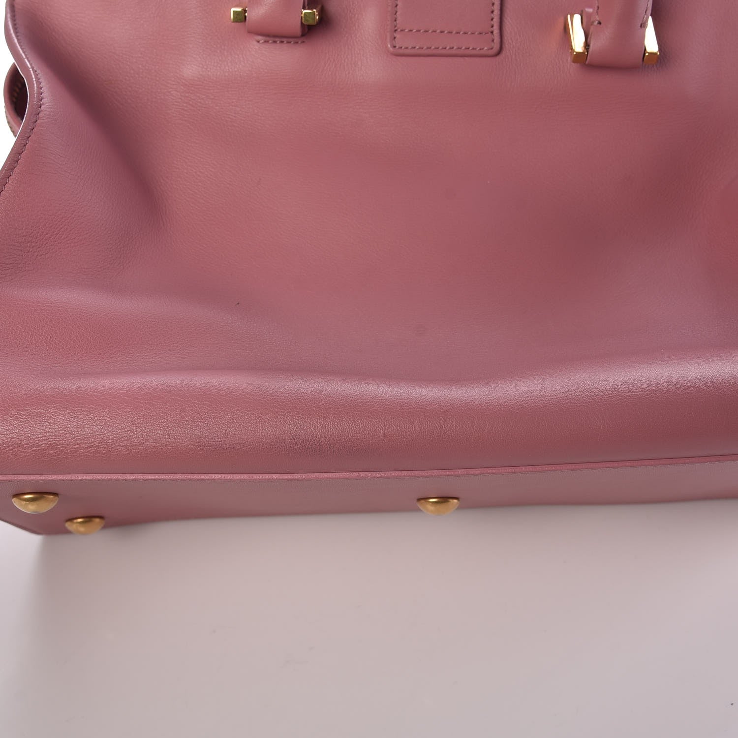 Saint Laurent Calfskin Small Classic Y Cabas Vieux Rose 9 of 14