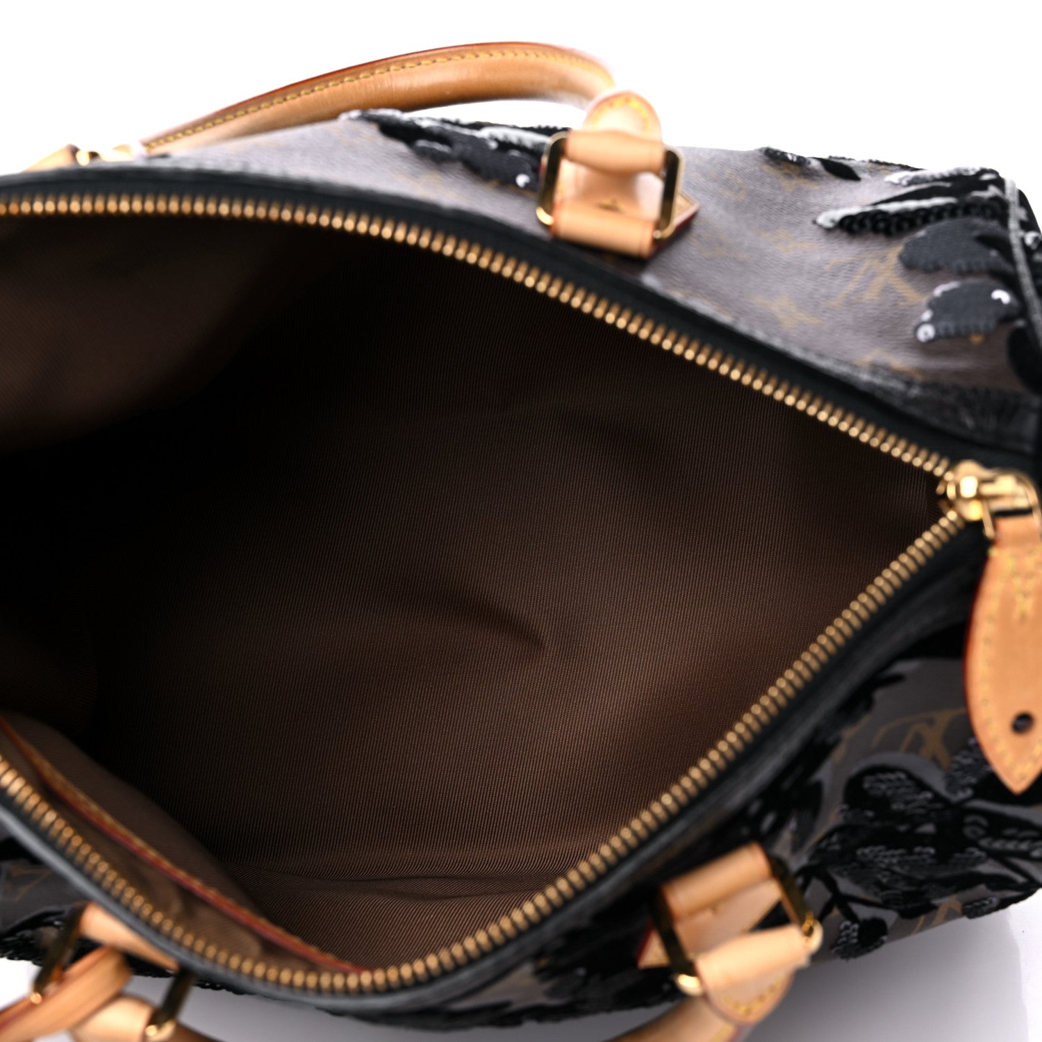 Louis Vuitton Monogram Fleur De Jais Sequins Speedy 30 5 of 13