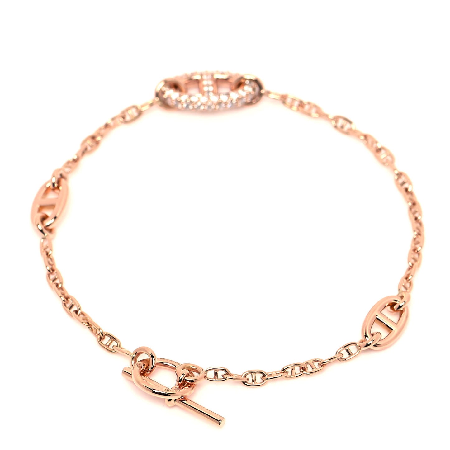 18K Rose Gold Diamond PM Farandole Bracelet ST