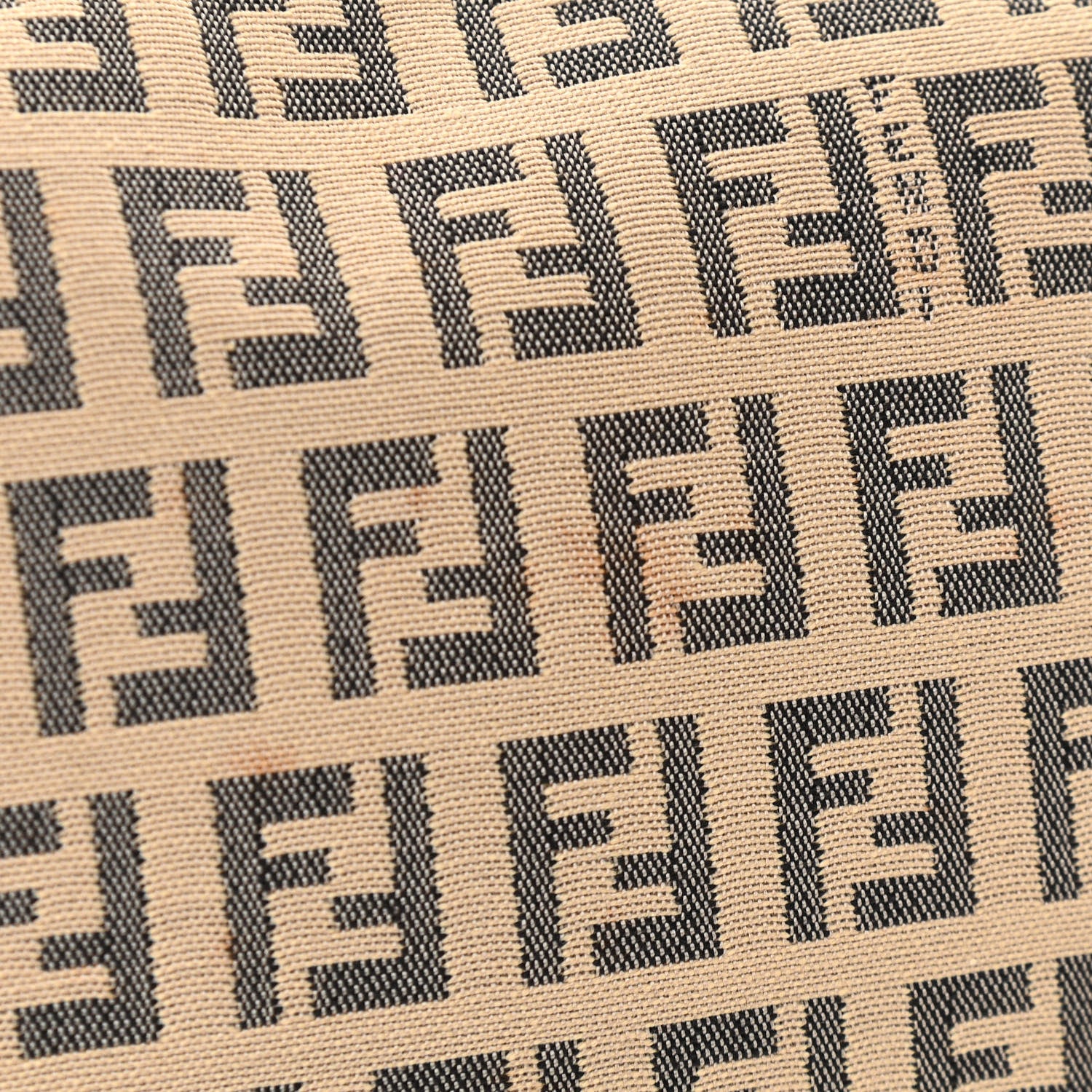 Fendi Zucchino Vitello Baguette Beige Black 11 of 11