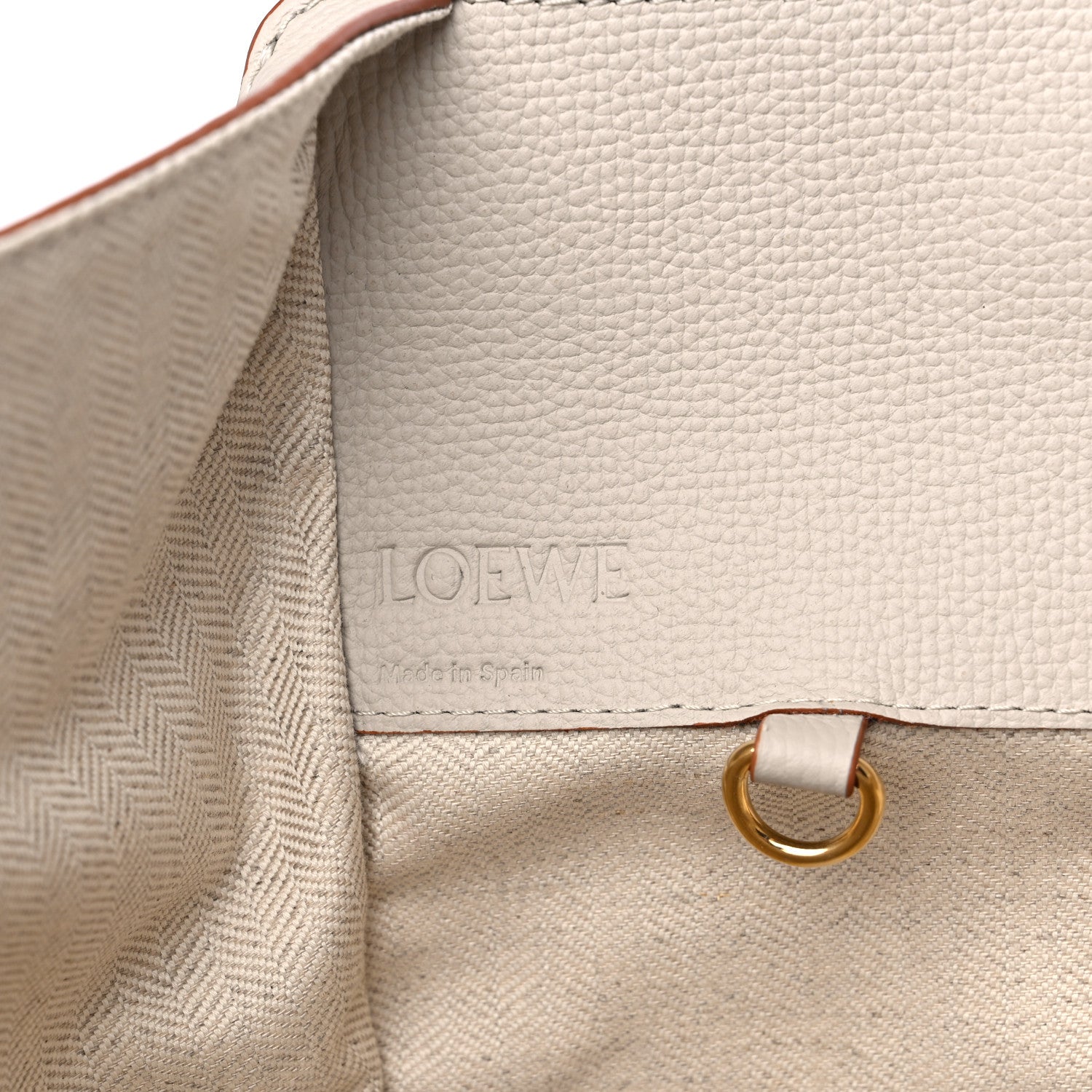 Loewe Grained Calfskin Small Hammock Shoulder Bag Light Ghost 6 of 9