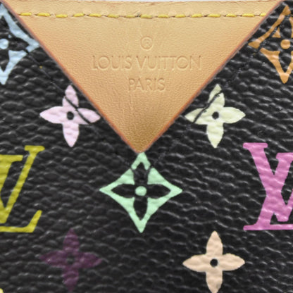 Louis Vuitton Monogram Multicolor Mirror and Case Pouch Black 7 of 8