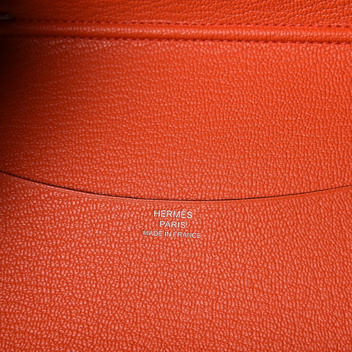 Chevre Mysore Bi-Color Globe Trotter Agenda Cover PM Rose Lipstick Orange Poppy
