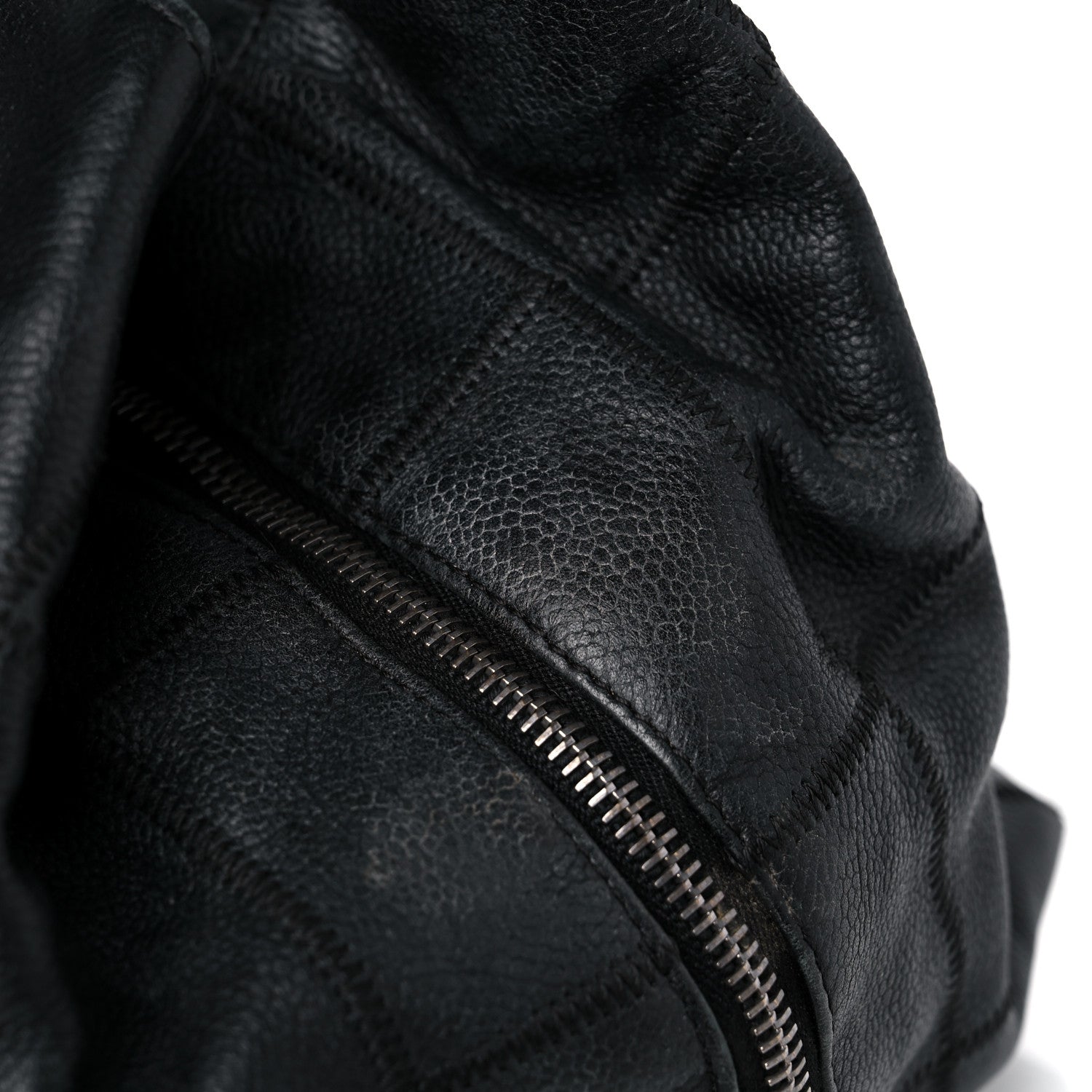 Chanel Caviar Square Stitched Tote Black 20 of 23