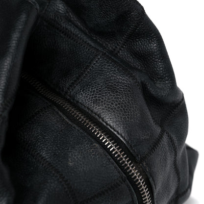 Chanel Caviar Square Stitched Tote Black 20 of 23