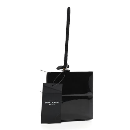 Saint Laurent Patent Jerry Cube Box Clutch Black 3 of 10